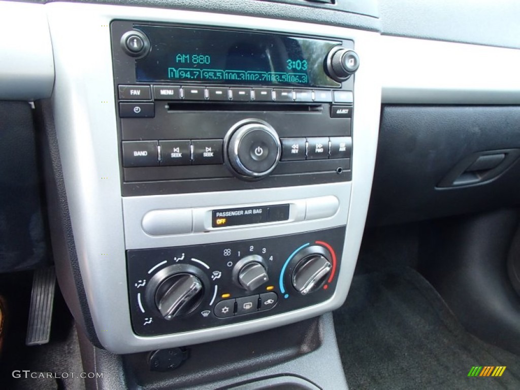 2010 Cobalt LT Sedan - Silver Moss Metallic / Ebony photo #16