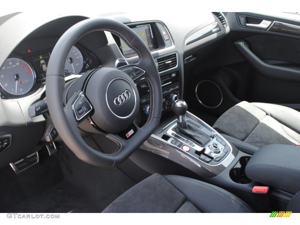Black Leather/Alcantara Interior 2014 Audi SQ5 Premium plus 3.0 TFSI quattro Photo #84389418
