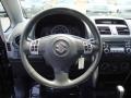2007 Suzuki SX4 Black Interior Steering Wheel Photo