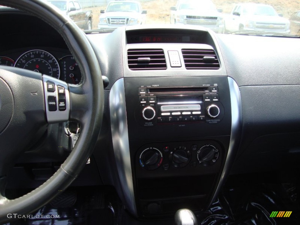 2007 SX4 Convenience AWD - Black Onyx Pearl / Black photo #14