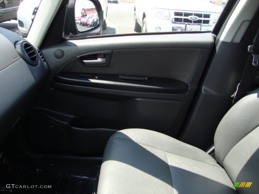 2007 SX4 Convenience AWD - Black Onyx Pearl / Black photo #16