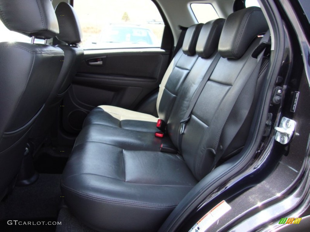 2007 SX4 Convenience AWD - Black Onyx Pearl / Black photo #22