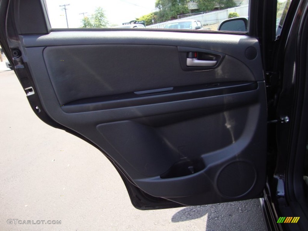 2007 SX4 Convenience AWD - Black Onyx Pearl / Black photo #23