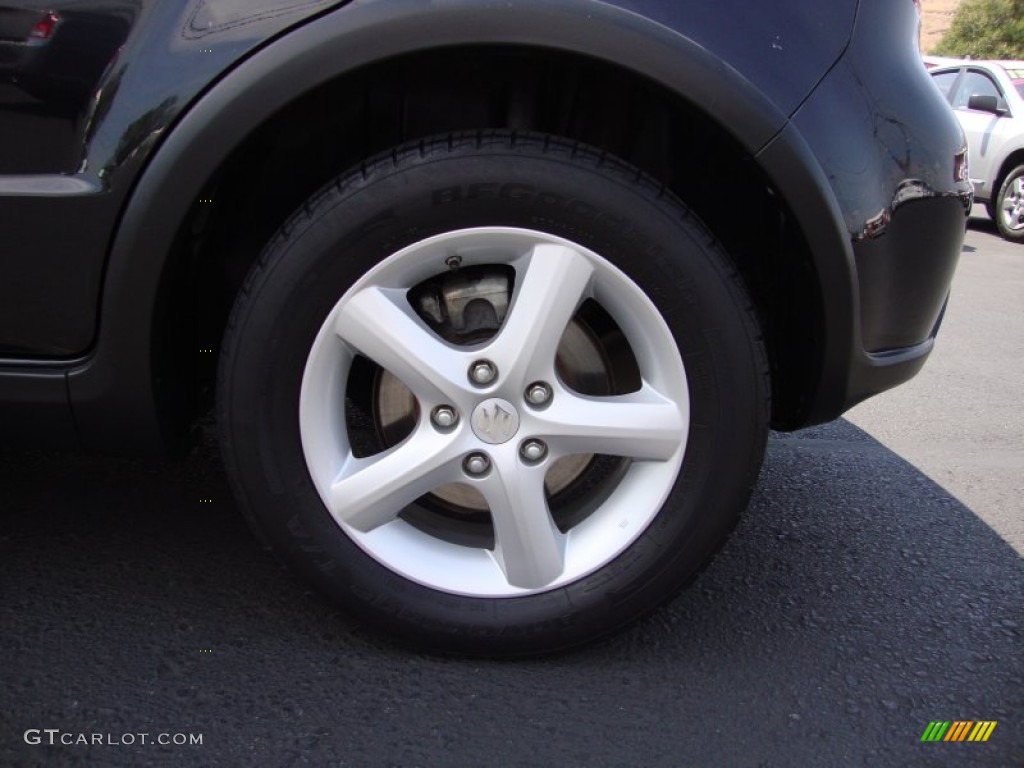 2007 SX4 Convenience AWD - Black Onyx Pearl / Black photo #25