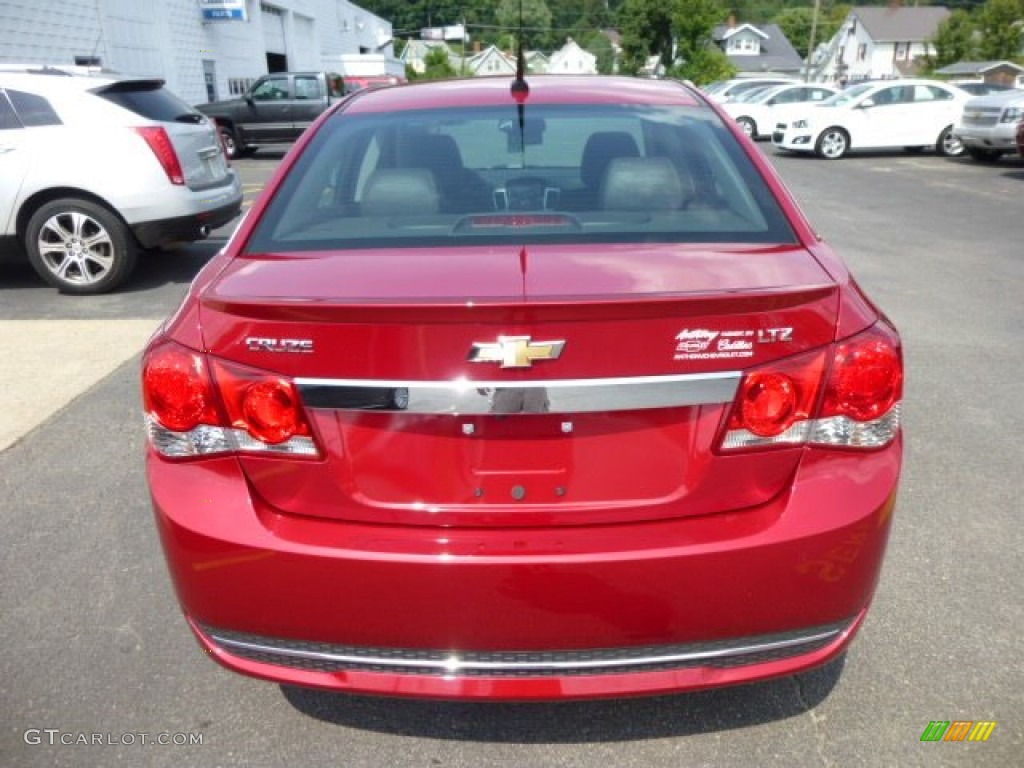 2014 Cruze LTZ - Crystal Red Tintcoat / Jet Black photo #6