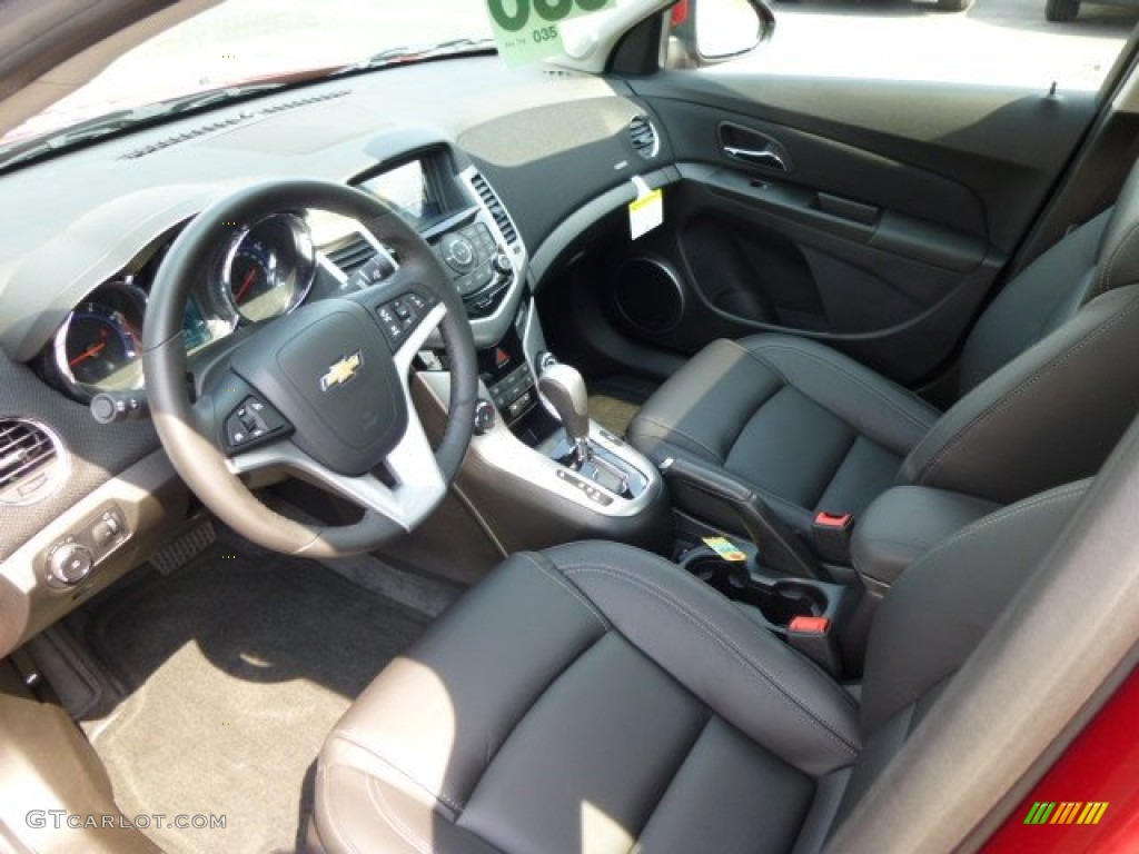 Jet Black Interior 2014 Chevrolet Cruze LTZ Photo #84390462