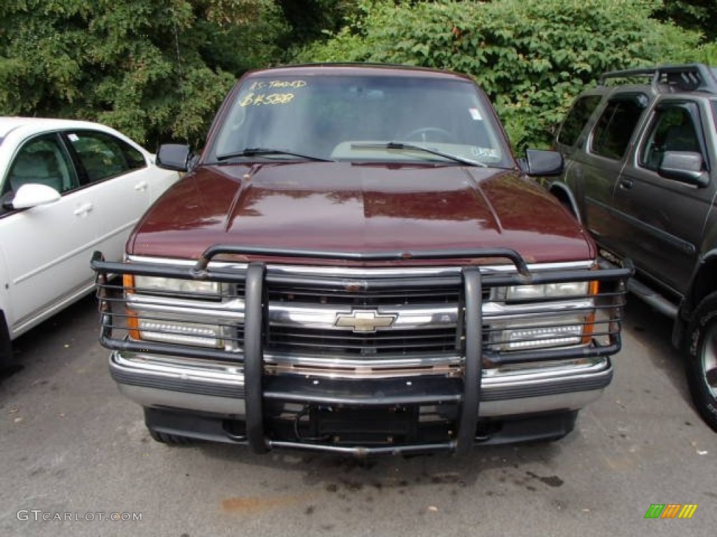 1995 Tahoe LS 4x4 - Burnt Red Metallic / Tan photo #2