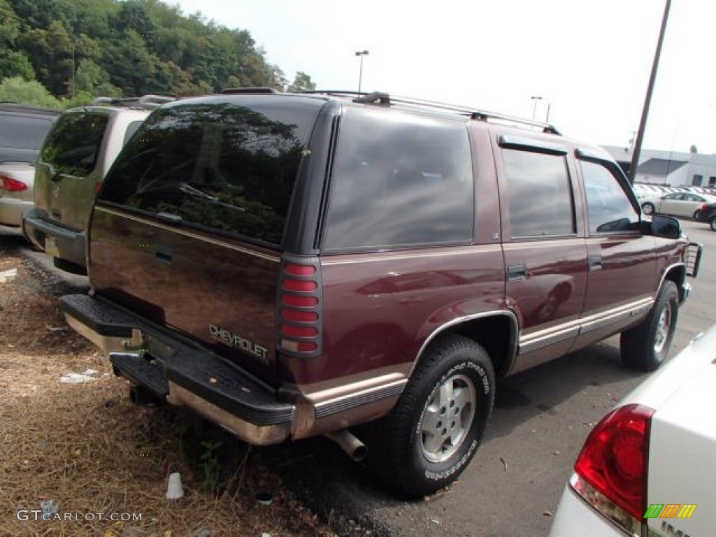 1995 Tahoe LS 4x4 - Burnt Red Metallic / Tan photo #6