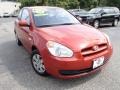 2010 Tango Red Hyundai Accent GS 3 Door  photo #3