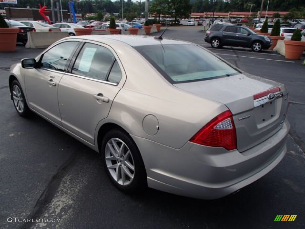 2010 Fusion SEL V6 - Smokestone Metallic / Camel photo #5