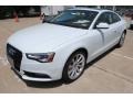 Glacier White Metallic 2014 Audi A5 2.0T quattro Coupe Exterior