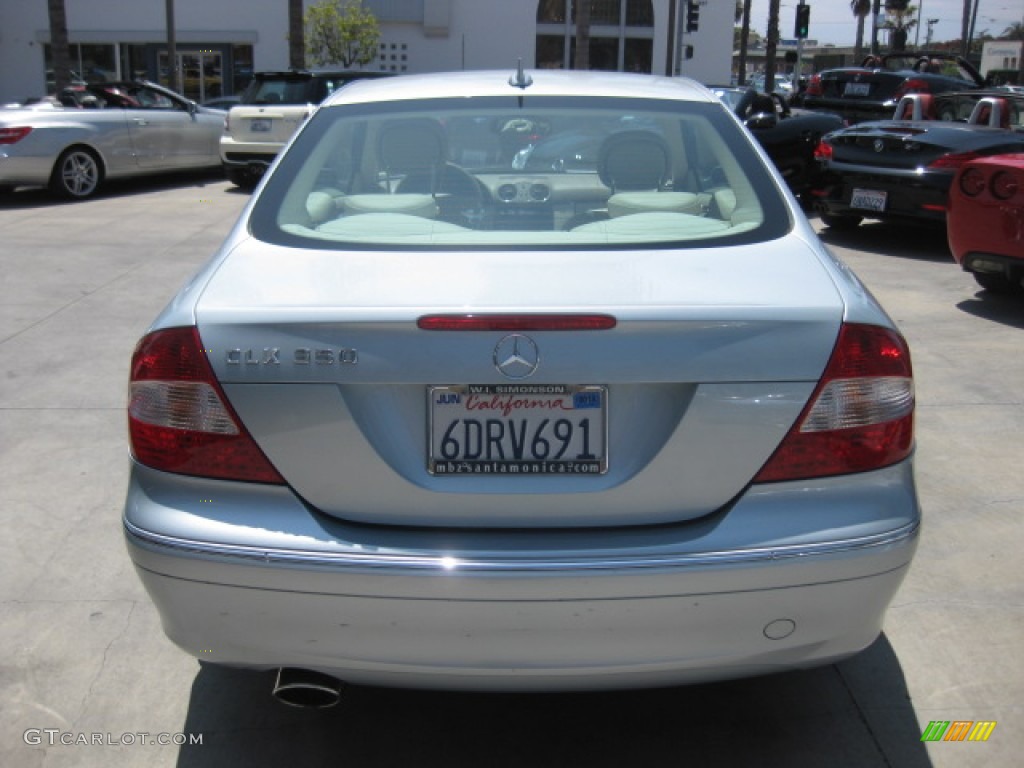 2008 CLK 350 Coupe - Diamond Silver Metallic / Stone photo #3