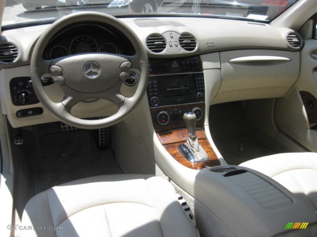 2008 CLK 350 Coupe - Diamond Silver Metallic / Stone photo #20