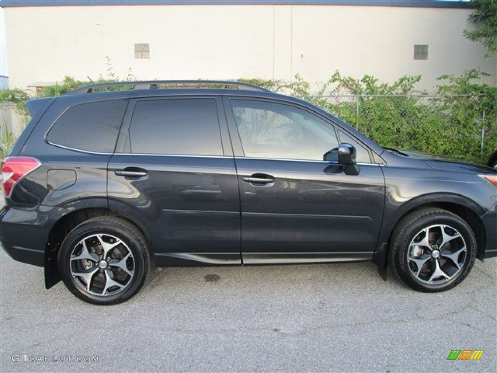 2014 Forester 2.0XT Premium - Dark Gray Metallic / Black photo #3