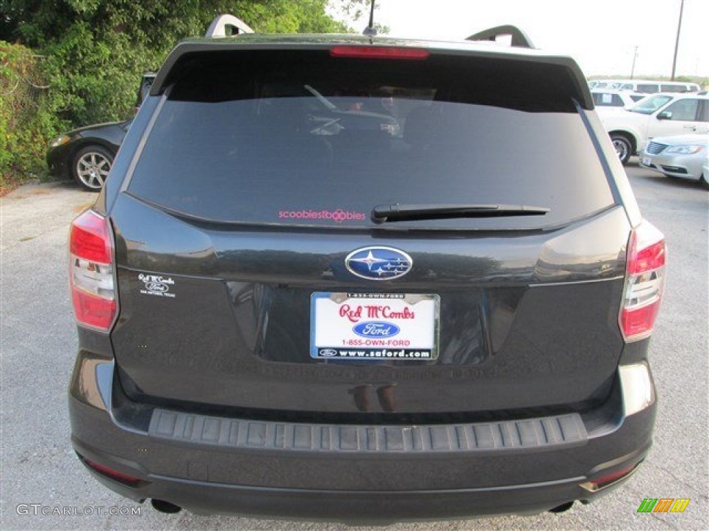 2014 Forester 2.0XT Premium - Dark Gray Metallic / Black photo #5