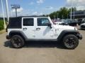 2012 Bright White Jeep Wrangler Unlimited Sport 4x4  photo #8