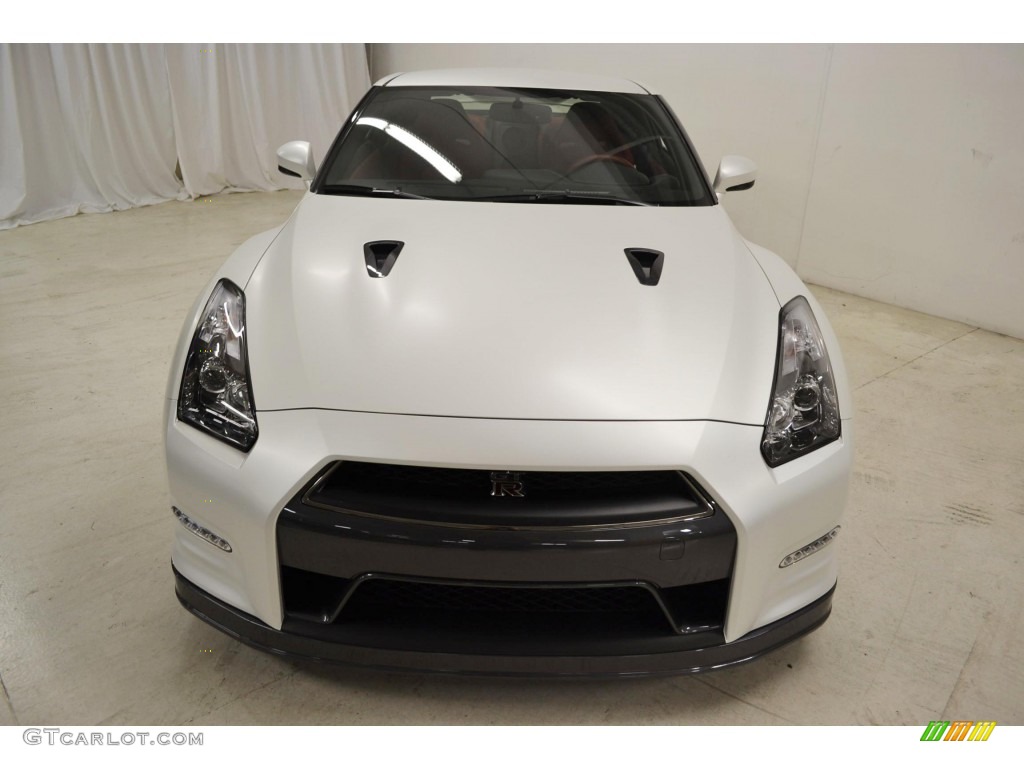 Pearl White 2014 Nissan GT-R Premium Exterior Photo #84393615