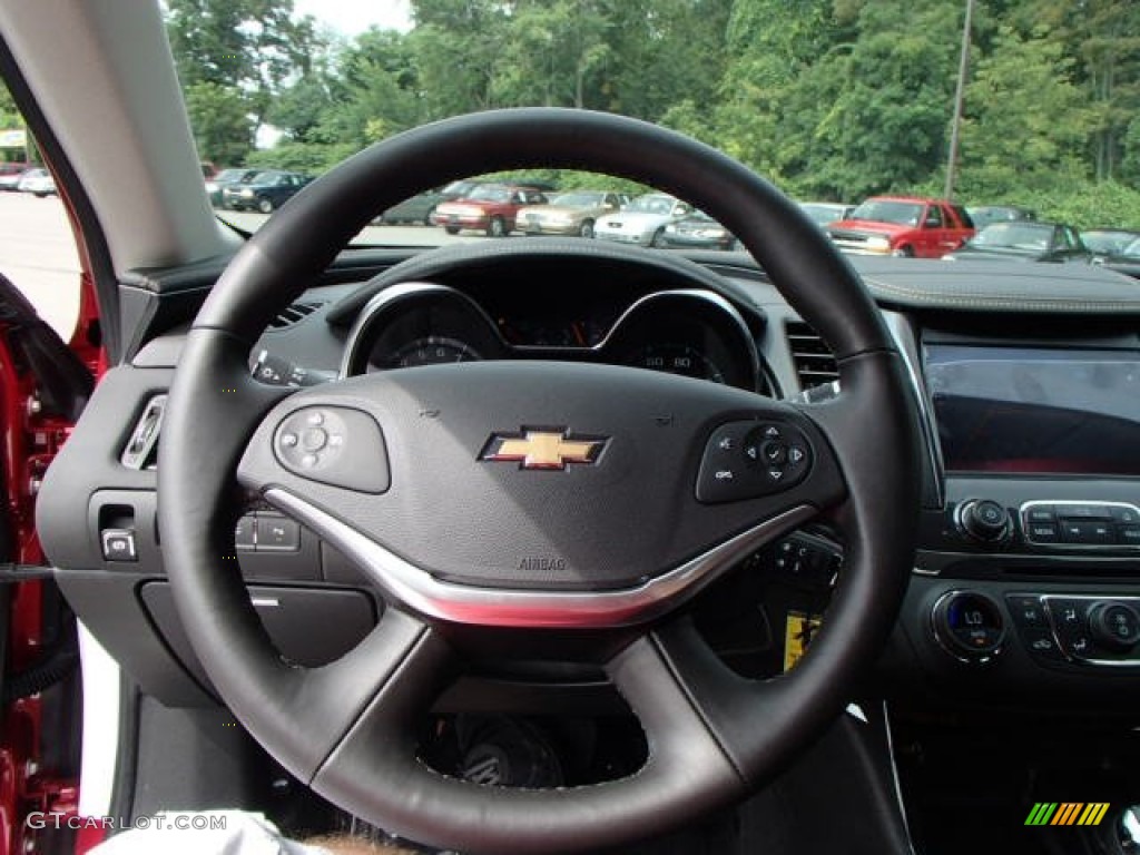 2014 Chevrolet Impala LT Jet Black Steering Wheel Photo #84393978