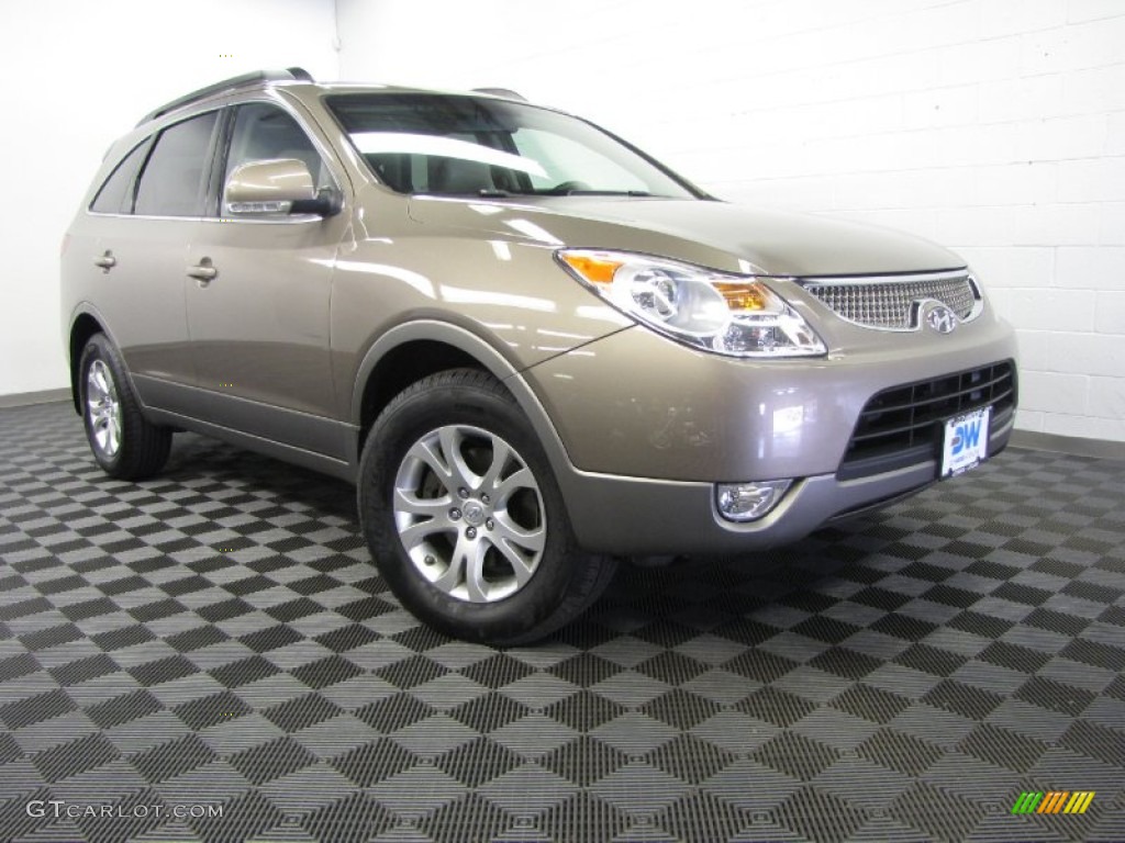 2010 Veracruz Limited AWD - Driftwood Metallic / Beige photo #1