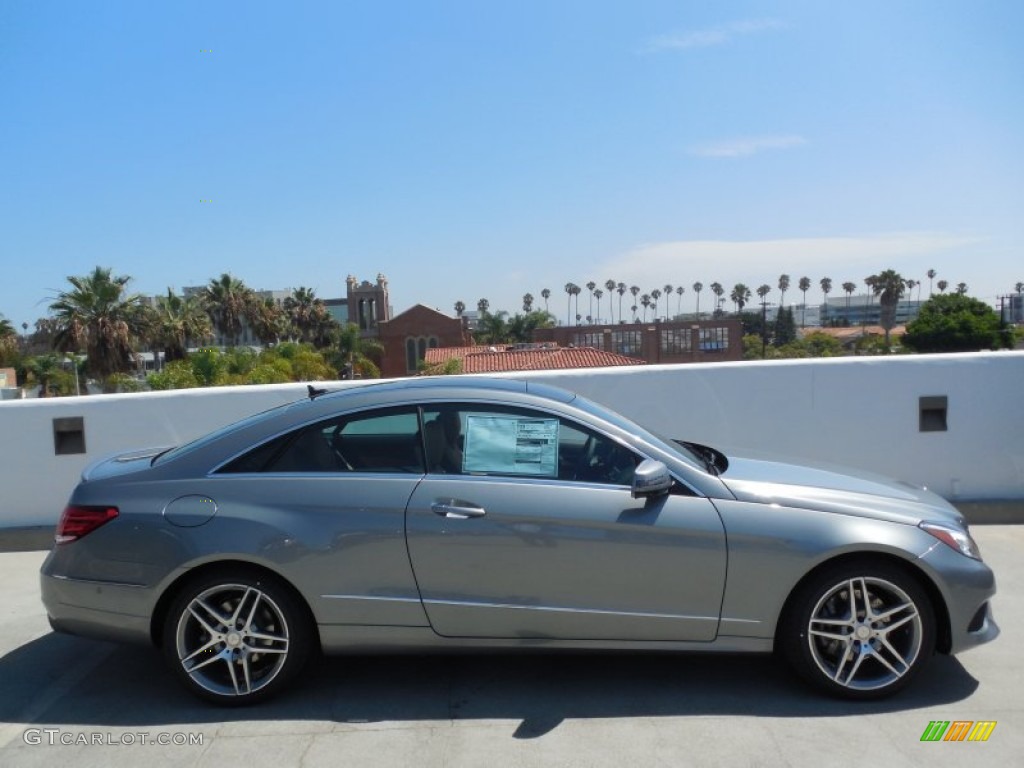 2014 E 350 Coupe - Paladium Silver Metallic / Natural Beige/Black photo #3