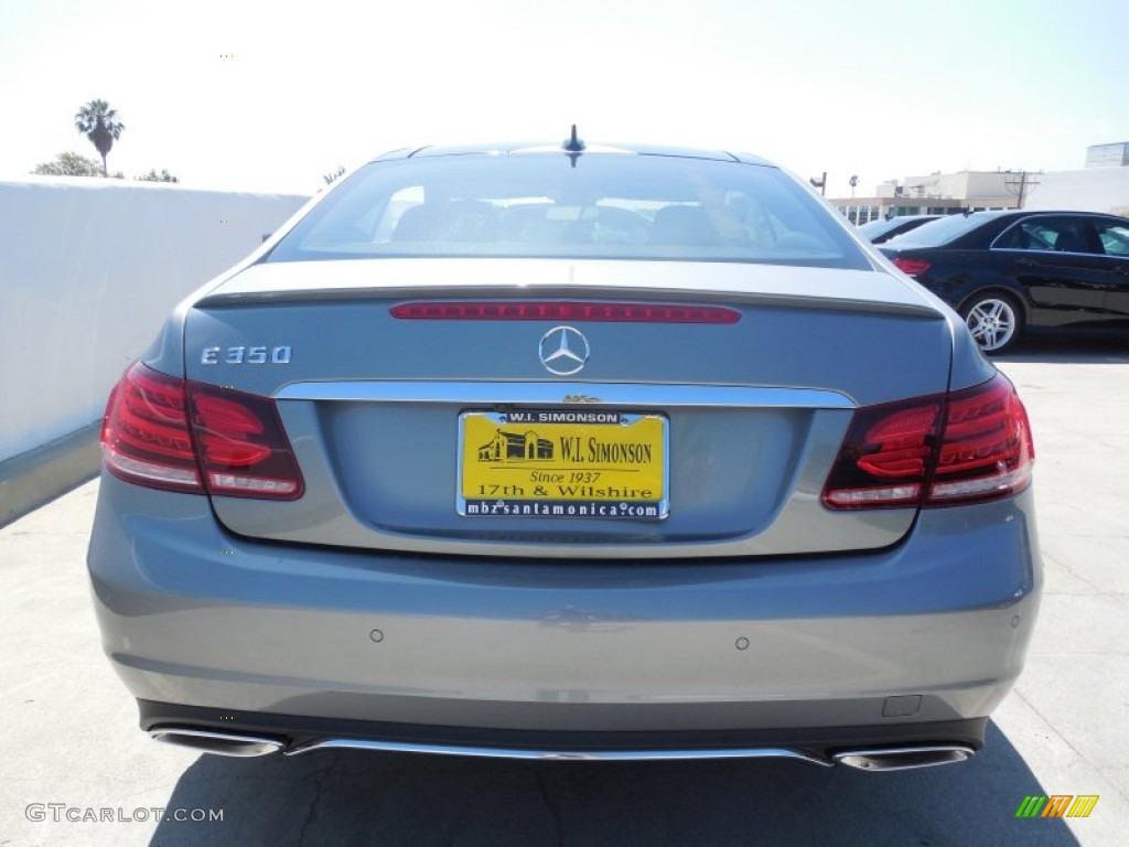 2014 E 350 Coupe - Paladium Silver Metallic / Natural Beige/Black photo #5