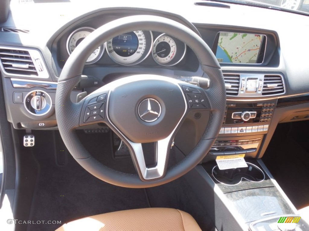 2014 E 350 Coupe - Paladium Silver Metallic / Natural Beige/Black photo #9
