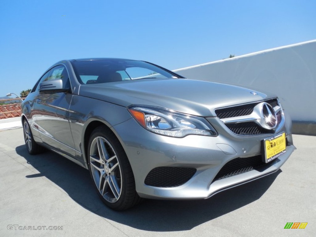 2014 E 350 Coupe - Paladium Silver Metallic / Natural Beige/Black photo #11