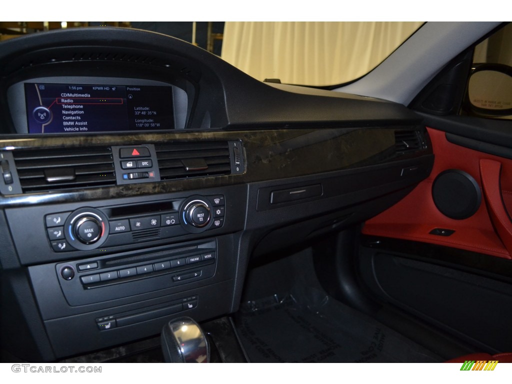 2009 3 Series 328i Coupe - Jet Black / Coral Red/Black Dakota Leather photo #23