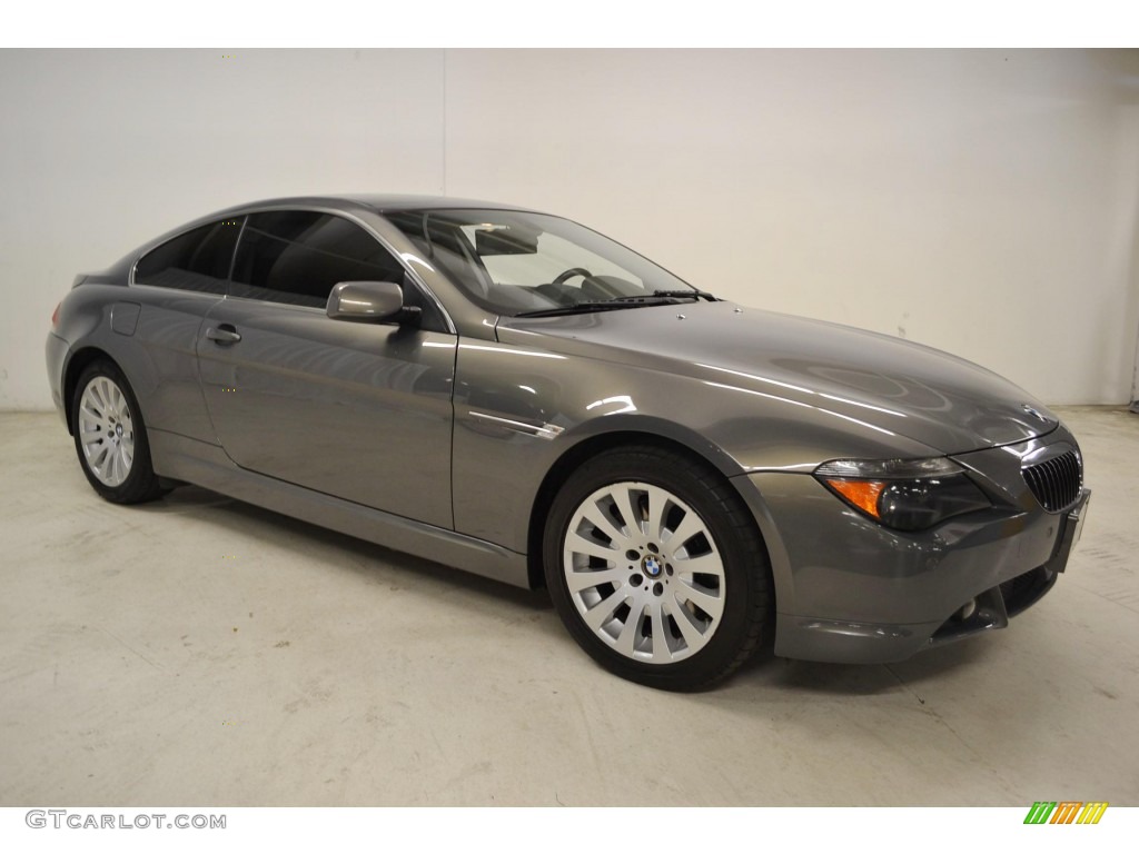 Stratus Grey Metallic 2005 BMW 6 Series 645i Coupe Exterior Photo #84396141