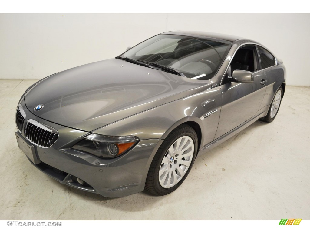 Stratus Grey Metallic 2005 BMW 6 Series 645i Coupe Exterior Photo #84396303