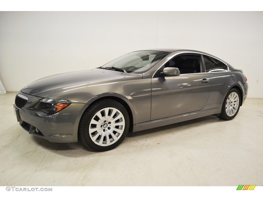 Stratus Grey Metallic 2005 BMW 6 Series 645i Coupe Exterior Photo #84396357