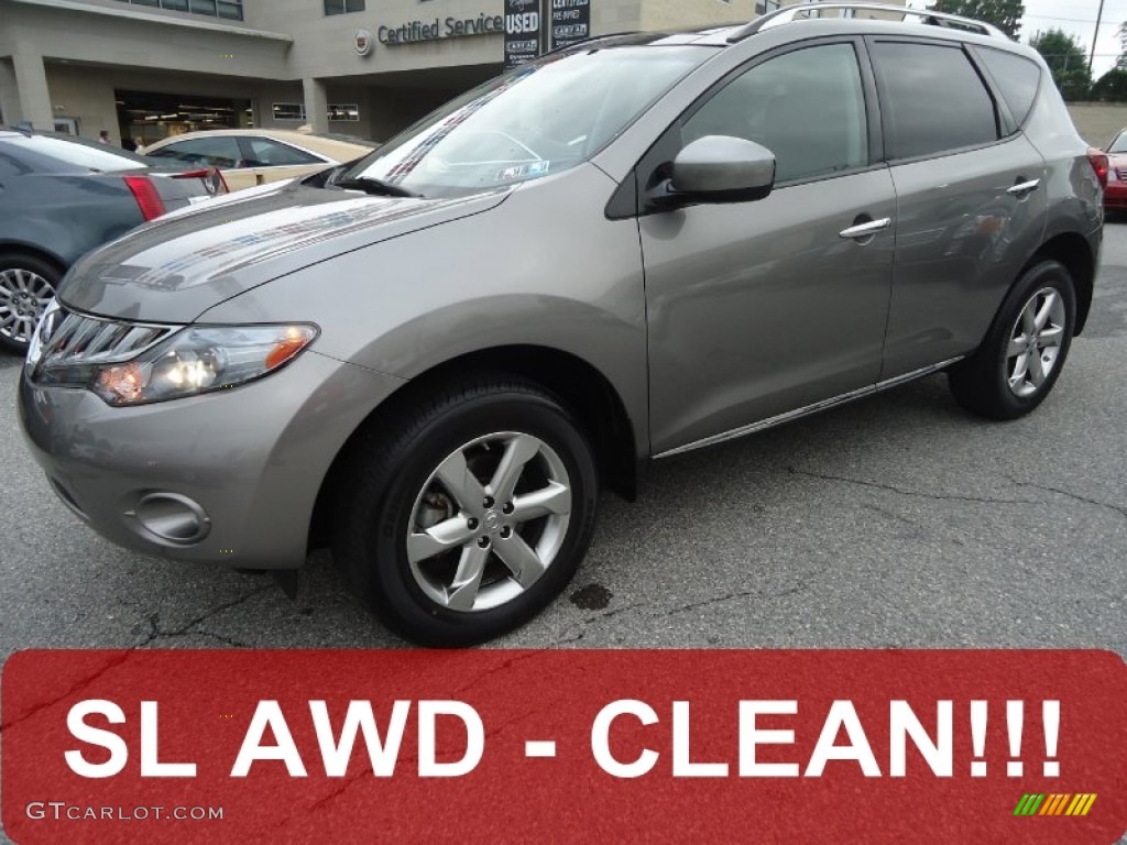 2010 Murano SL AWD - Platinum Graphite Metallic / Black photo #1