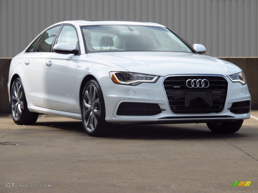 Glacier White Metallic 2014 Audi A6 3.0T quattro Sedan Exterior Photo #84397605