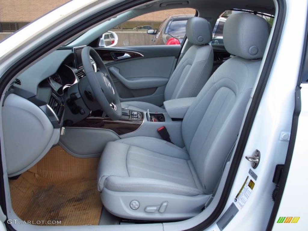 Titanium Gray Interior 2014 Audi A6 3.0T quattro Sedan Photo #84397797