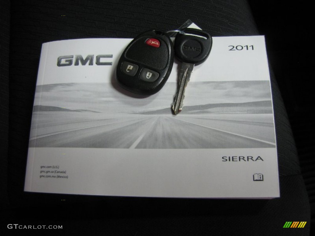 2011 Sierra 1500 SLE Extended Cab 4x4 - Pure Silver Metallic / Ebony photo #25