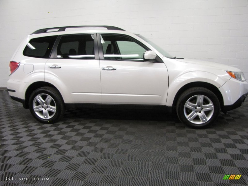 2010 Forester 2.5 X Limited - Satin White Pearl / Platinum photo #3