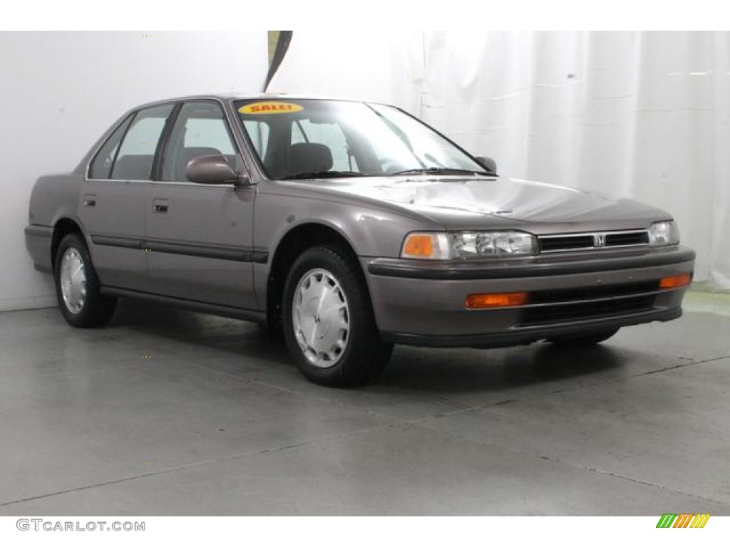 1993 Accord EX Sedan - Rosewood Brown Metallic / Burgundy photo #4