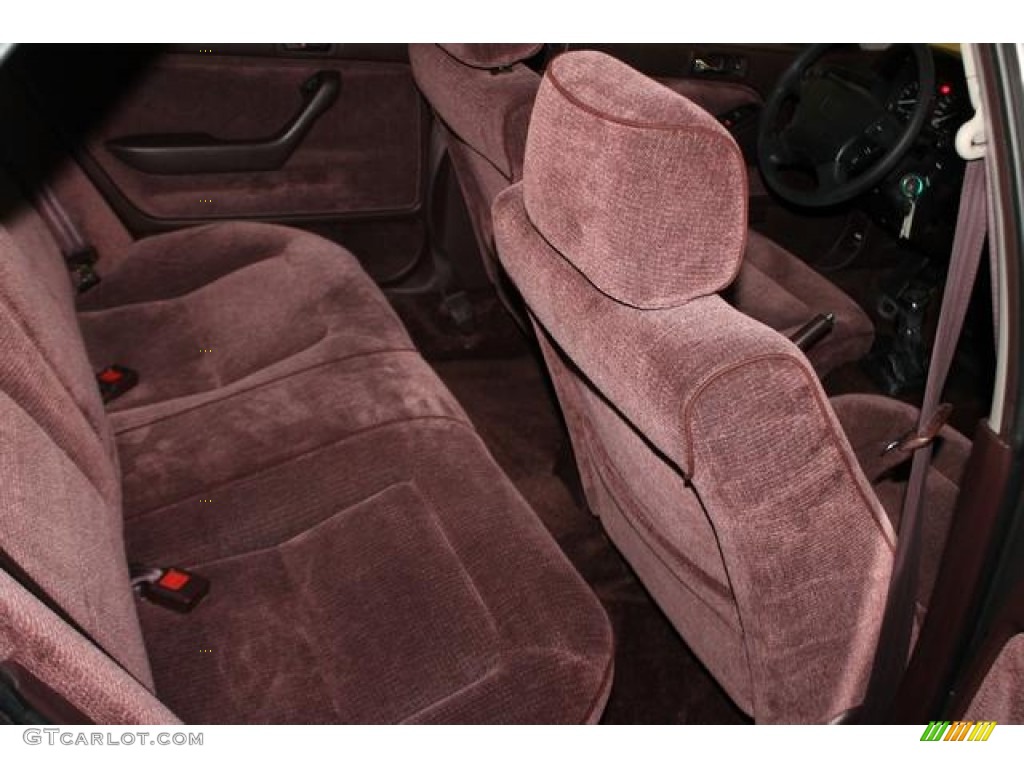 1993 Accord EX Sedan - Rosewood Brown Metallic / Burgundy photo #46