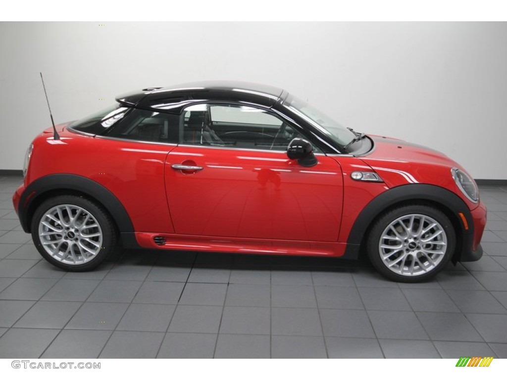 Chili Red 2014 Mini Cooper S Coupe Exterior Photo #84402648