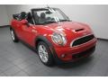 Chili Red 2014 Mini Cooper S Convertible Exterior