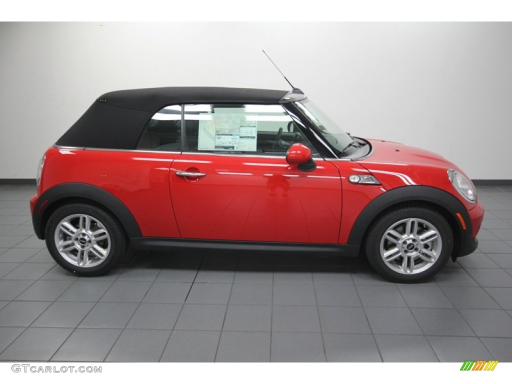 Chili Red 2014 Mini Cooper S Convertible Exterior Photo #84402744