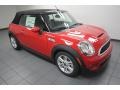 2014 Chili Red Mini Cooper S Convertible  photo #7