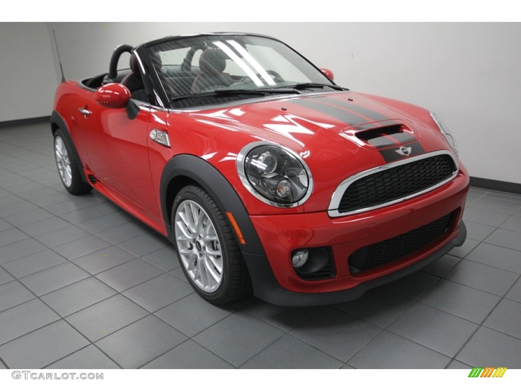 2014 Cooper S Roadster - Chili Red / Championship Lounge Leather/Red Piping photo #1