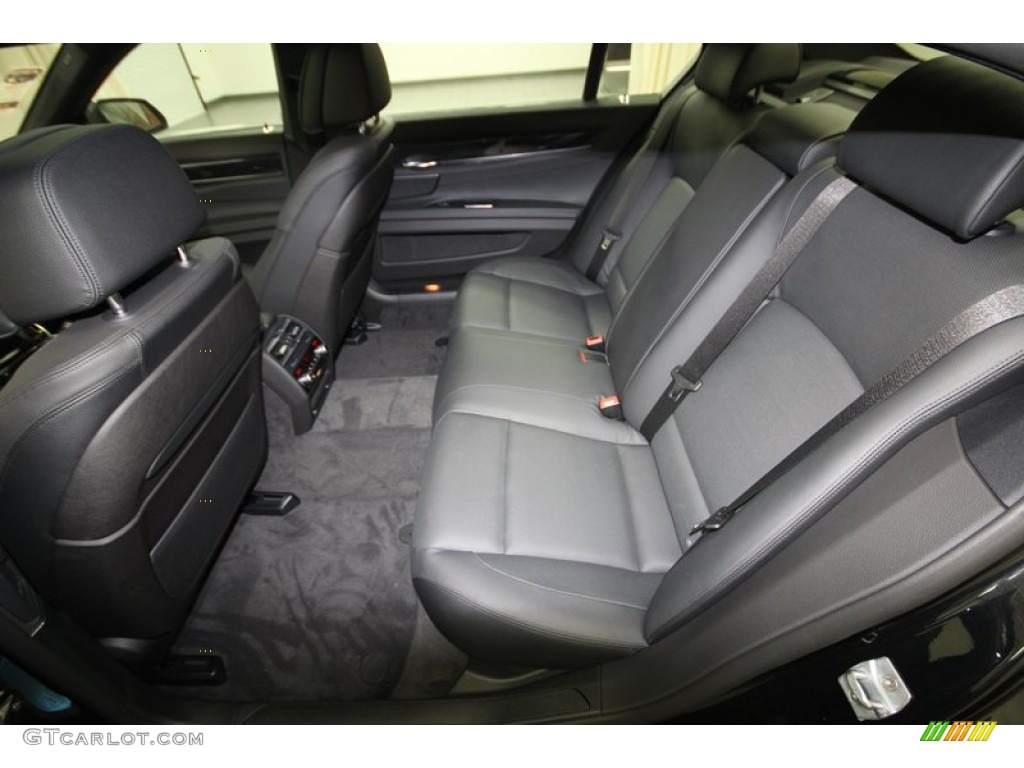 Black Interior 2014 BMW 7 Series 740Li Sedan Photo #84402933
