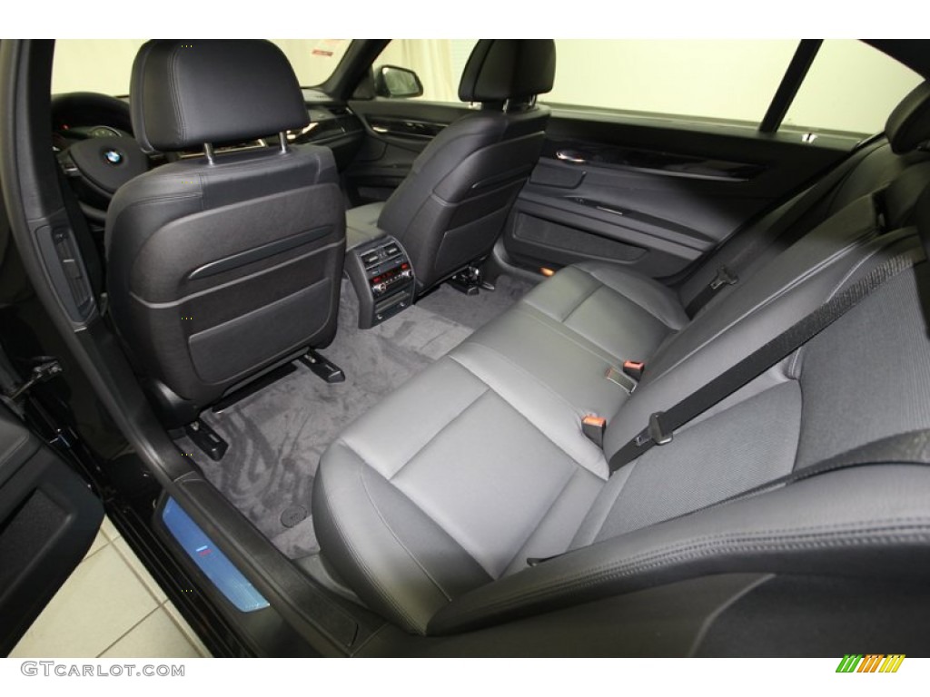 Black Interior 2014 BMW 7 Series 740Li Sedan Photo #84402987