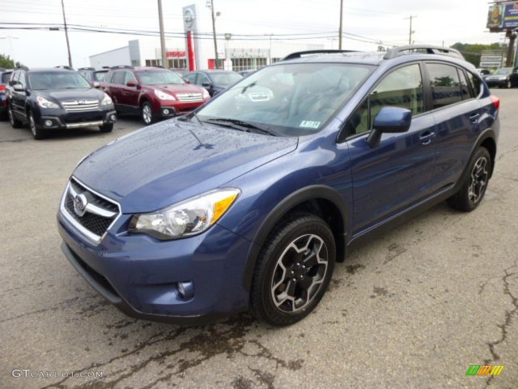 2013 XV Crosstrek 2.0 Premium - Marine Blue Pearl / Ivory photo #3