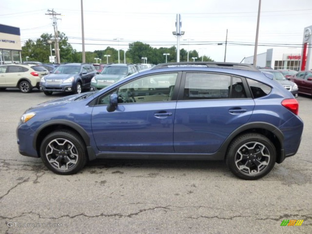 2013 XV Crosstrek 2.0 Premium - Marine Blue Pearl / Ivory photo #4