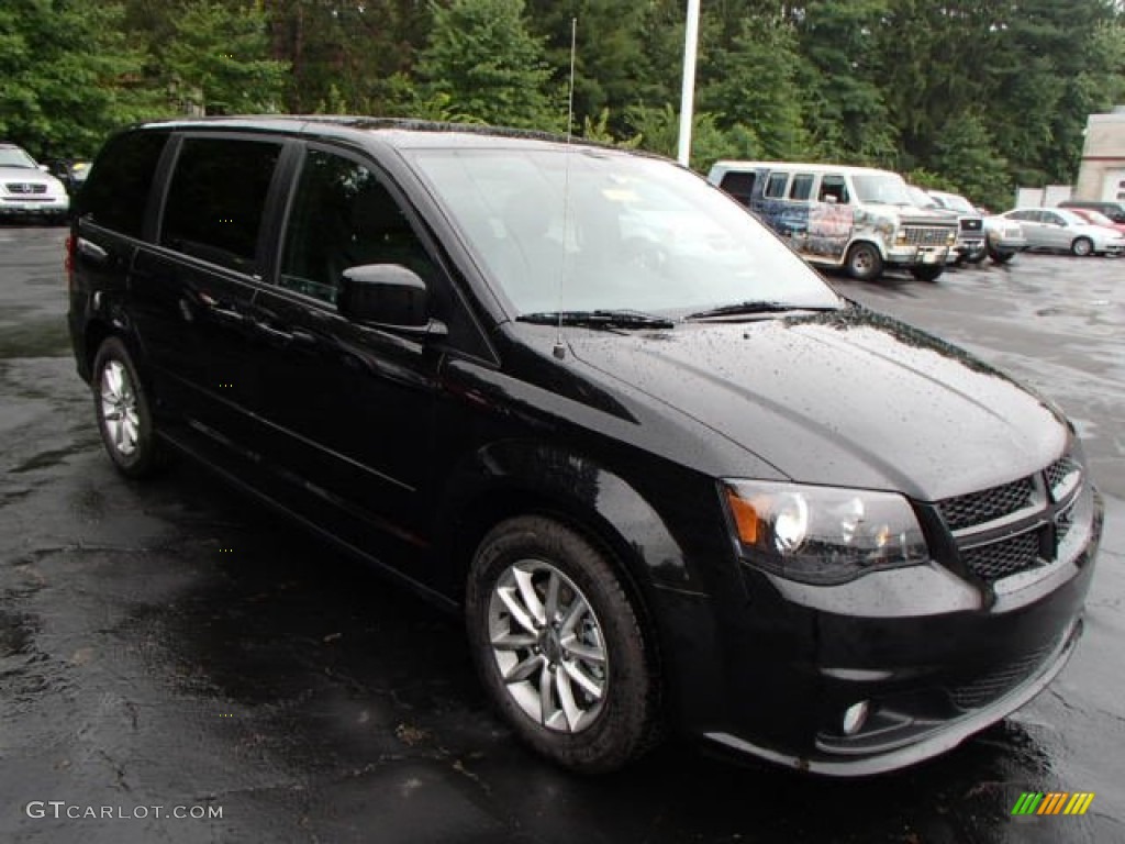 Brilliant Black Crystal Pearl 2014 Dodge Grand Caravan R/T Exterior Photo #84404612
