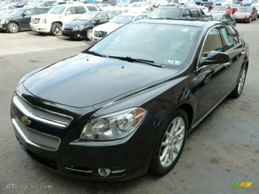 Black Granite Metallic 2010 Chevrolet Malibu LTZ Sedan Exterior Photo #84404821
