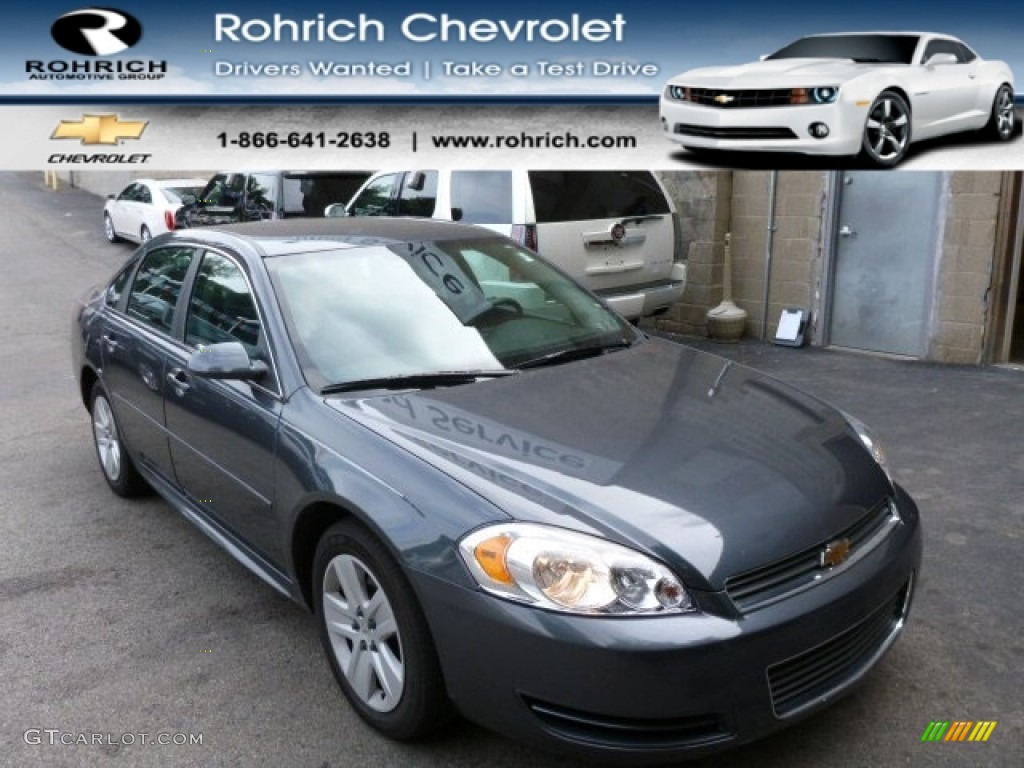 2011 Impala LS - Cyber Gray Metallic / Ebony photo #1